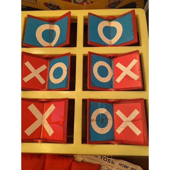 VINTAGE Marchon Games 1988 Tic Tac Toss Original Box AND Instructions Complete - Picture 4 of 7